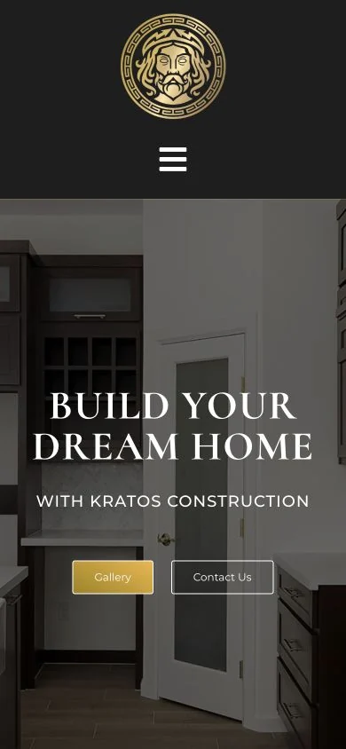 Kratos Construction — mobile website