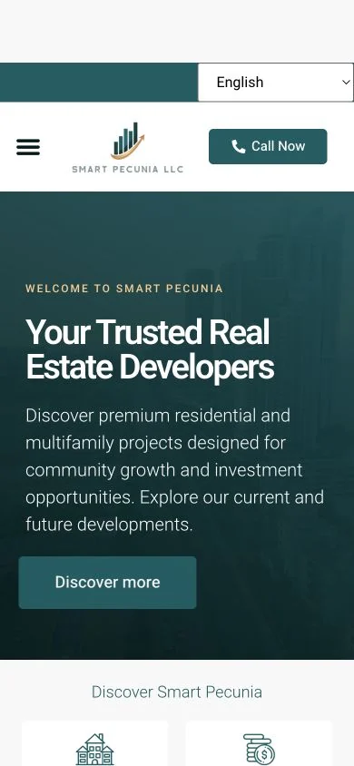 Smart Pecunia — mobile website